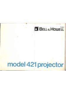 Bell and Howell 421 manual. Camera Instructions.